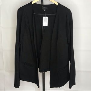 Torrid open ponte blazer black 2